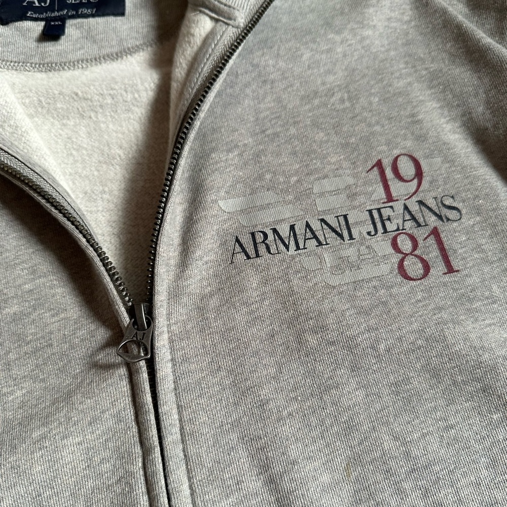 ARMANI JEANS Full-Zip Jacket Size XXL